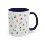 Seoul Christmas Mug | Watercolor Travel Souvenir | Holiday Gift | Accent Ceramic Coffee Cup 11oz 15oz