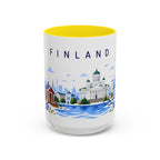 Finland Coffee Mug | Travel Souvenir Accent Mug | Place Gift Ceramic Cup 11oz 15oz