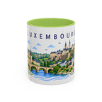 Luxembourg Coffee Mug | Travel Souvenir Accent Mug | Place Gift Ceramic Cup 11oz 15oz