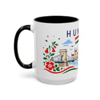 Hungary Coffee Mug | Travel Souvenir Accent Mug | Country Gift Ceramic Cup 11oz 15oz
