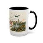 Orlando Coffee Mug | United States Travel Souvenir | Vintage Illustrated City Gift | 11 oz 15 oz Accent Mug