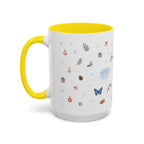 Iguazu Falls Christmas Mug | Watercolor Travel Souvenir | Holiday Gift | Accent Ceramic Coffee Cup 11oz 15oz