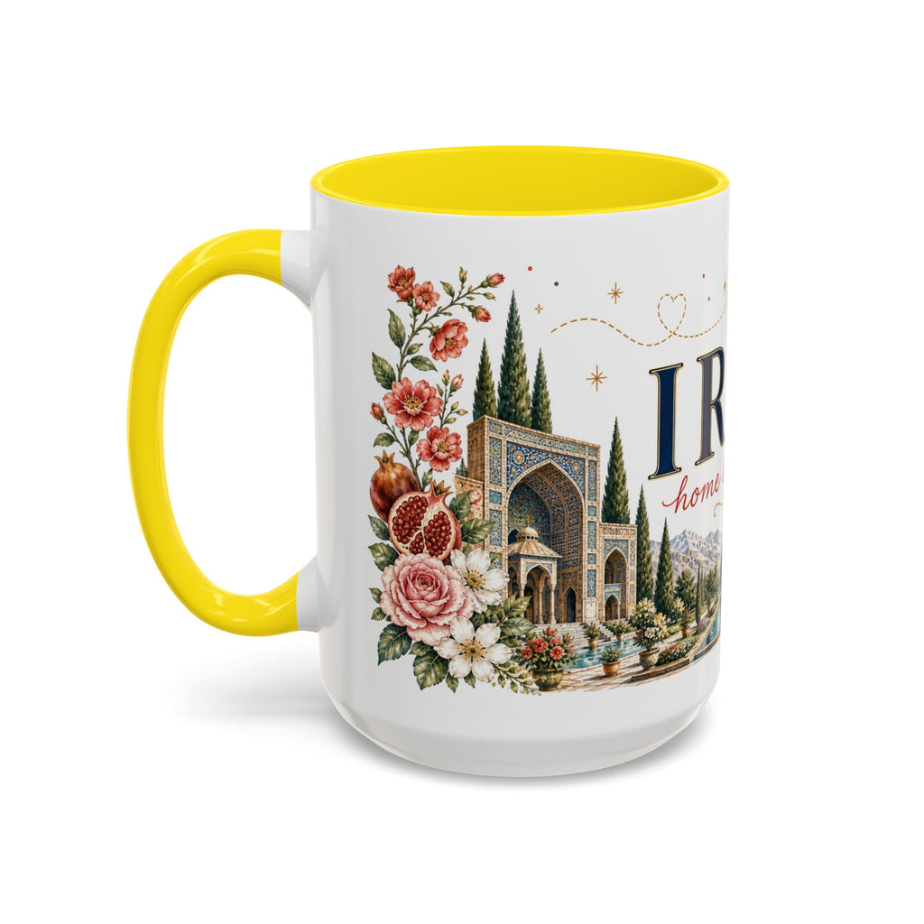 Iran Home Country Mug | Moving Away Gift | Long Distance Friendship | 11 oz 15 oz Accent Mug