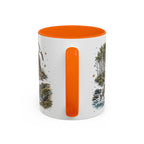 Kamchatka Peninsula Mug, Russia Travel Souvenir, Bucket List Gift, Accent Ceramic Coffee Mug 11oz 15oz