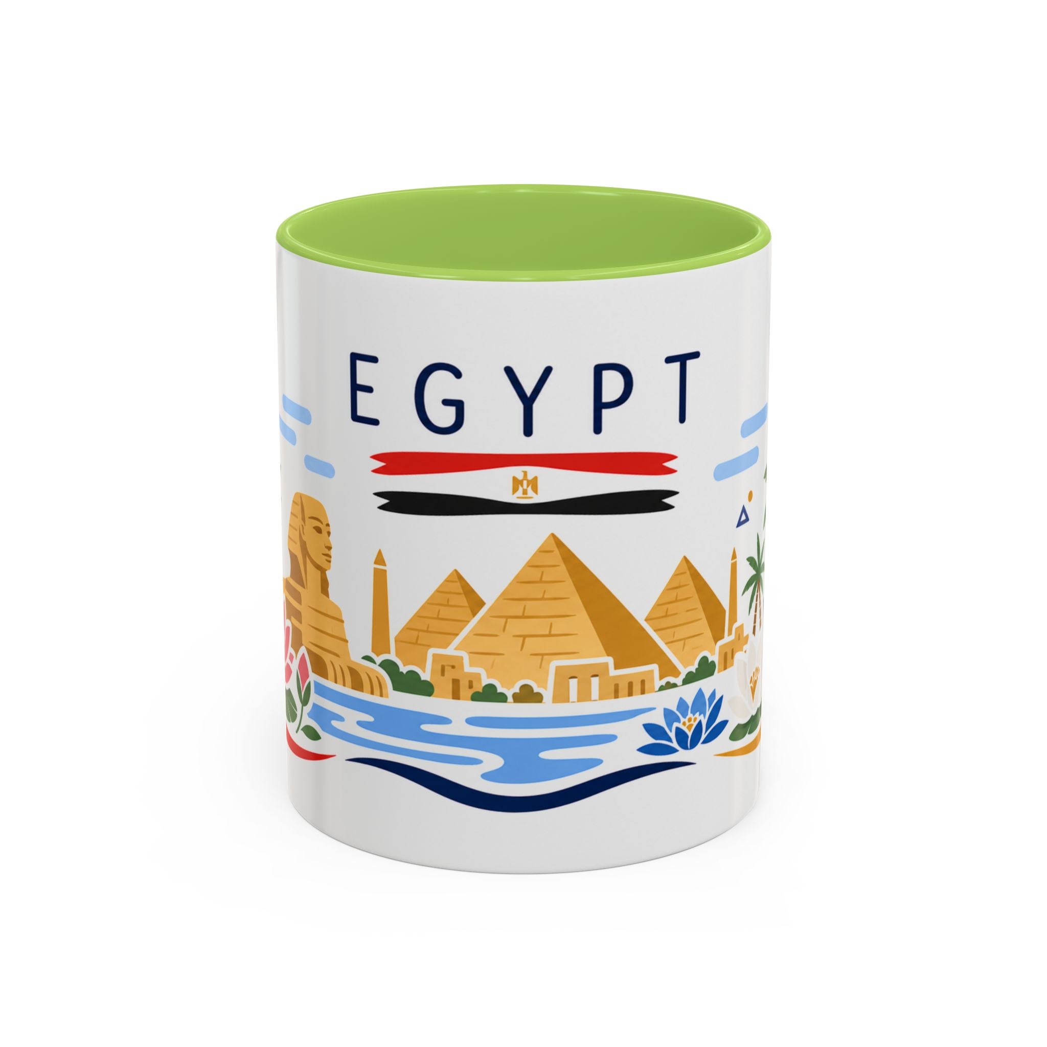 Egypt Coffee Mug | Travel Souvenir Accent Mug | Country Gift Ceramic Cup 11oz 15oz