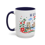Hungary Coffee Mug | Travel Souvenir Accent Mug | Country Gift Ceramic Cup 11oz 15oz