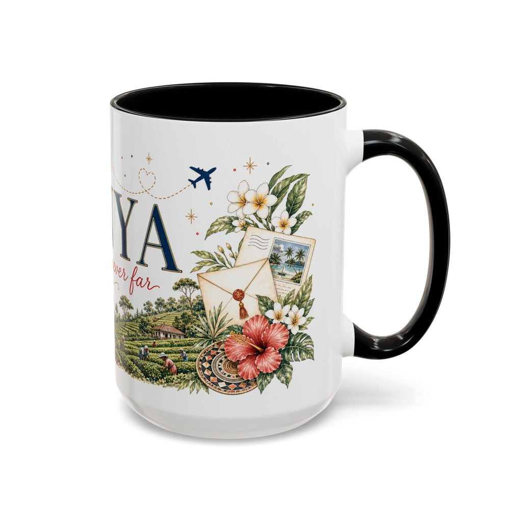 Kenya Home Country Mug | Moving Away Gift | Long Distance Friendship | 11 oz 15 oz Accent Mug
