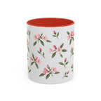 Washington Coast rhododendron Mug, State Flower Floral Coffee Cup, 11oz Botanical Gift