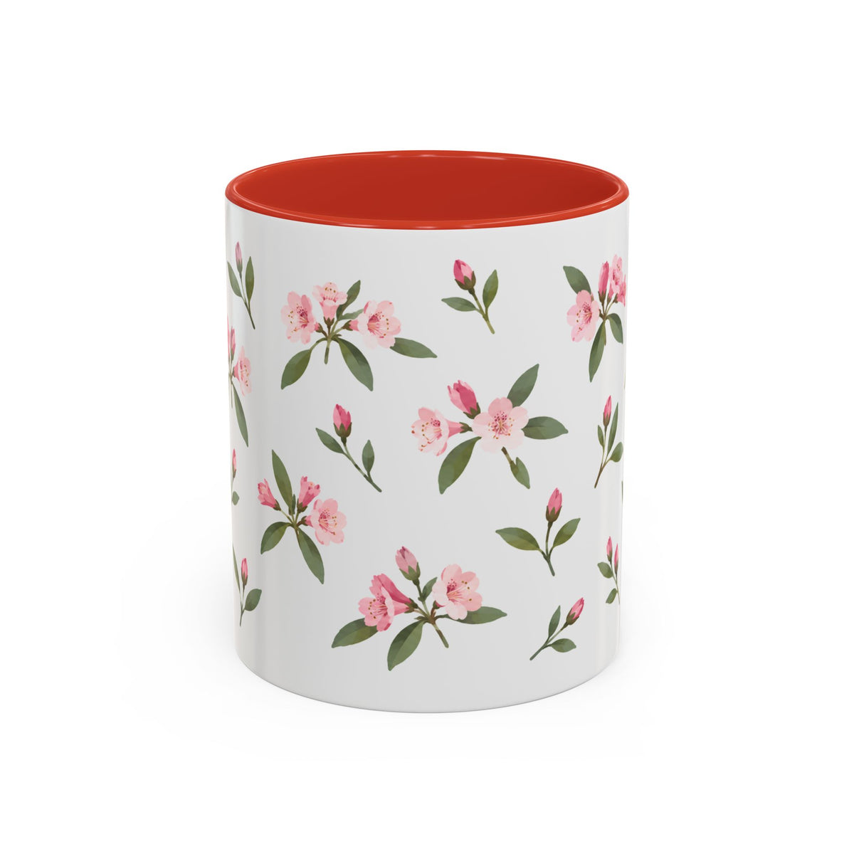 Washington Coast rhododendron Mug, State Flower Floral Coffee Cup, 11oz Botanical Gift