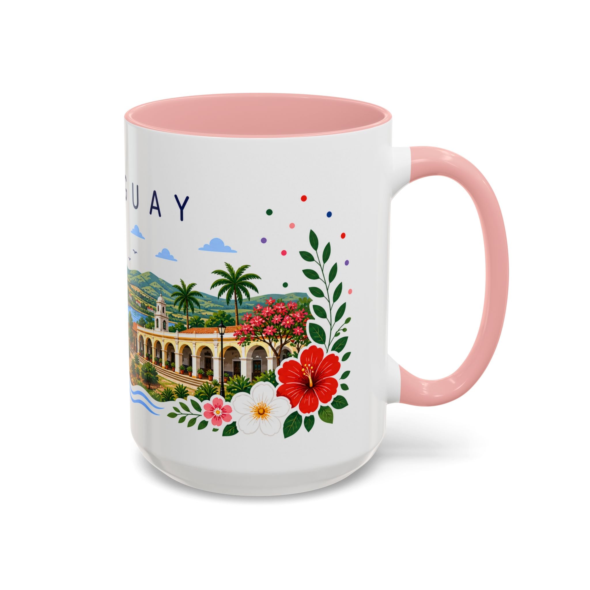 Paraguay Coffee Mug | Travel Souvenir Accent Mug | Place Gift Ceramic Cup 11oz 15oz