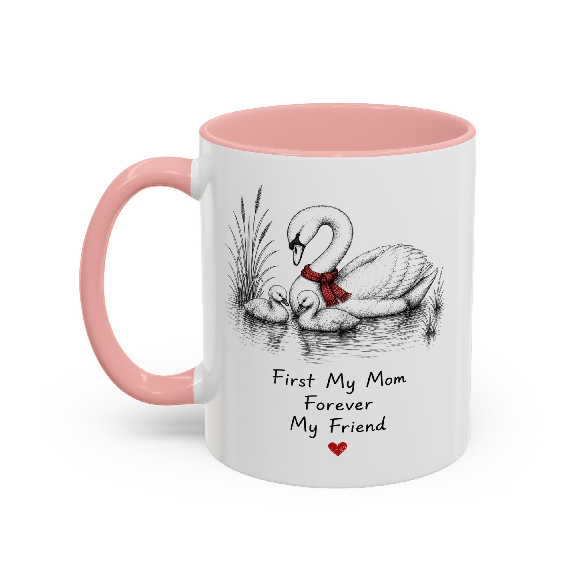 Swan Mom Coffee Mug | Forever My Friend | Mother's Day Gift
