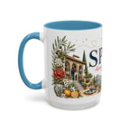 Spain Home Country Mug | Moving Away Gift | Long Distance Friendship | 11 oz 15 oz Accent Mug