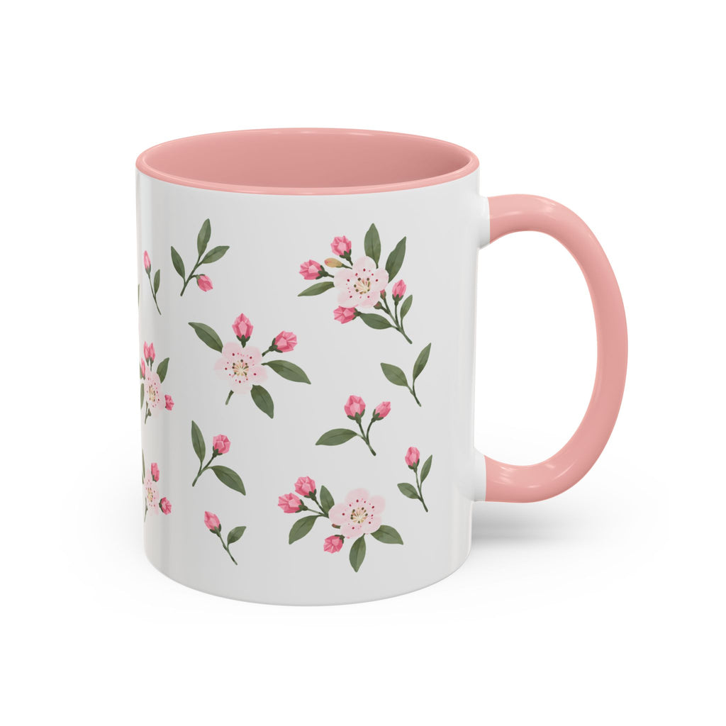 Pennsylvania Mountain Laurel Mug, State Flower Floral Coffee Cup, 11oz Botanical Gift