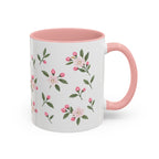 Pennsylvania Mountain Laurel Mug, State Flower Floral Coffee Cup, 11oz Botanical Gift