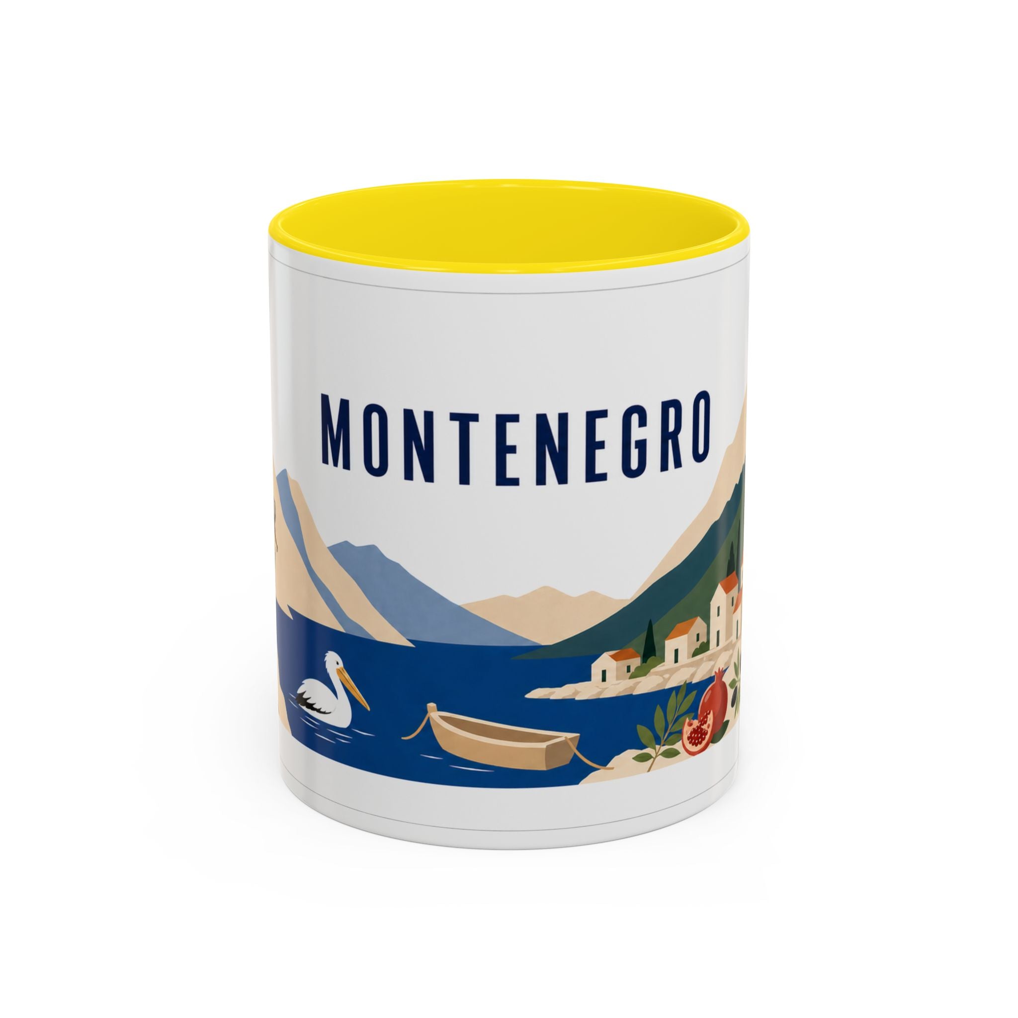 Montenegro Coffee Mug | Travel Souvenir Accent Mug | Country Gift Ceramic Cup 11oz 15oz