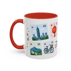 Taipei Coffee Mug | Postage Stamp Collage Mug | Travel Souvenir Accent Cup 11oz 15oz