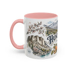 Hunza Valley Mug, Pakistan Travel Souvenir, Bucket List Gift, Accent Ceramic Coffee Mug 11oz 15oz