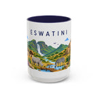 Eswatini Coffee Mug | Travel Souvenir Accent Mug | Country Gift Ceramic Cup 11oz 15oz
