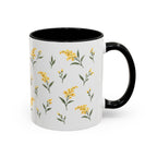Kentucky Goldenrod Mug, State Flower Floral Coffee Cup, 11oz Botanical Gift