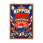 Japan World Cup Poster | Rally Fan Art Print | 2026 Soccer Wall Decor