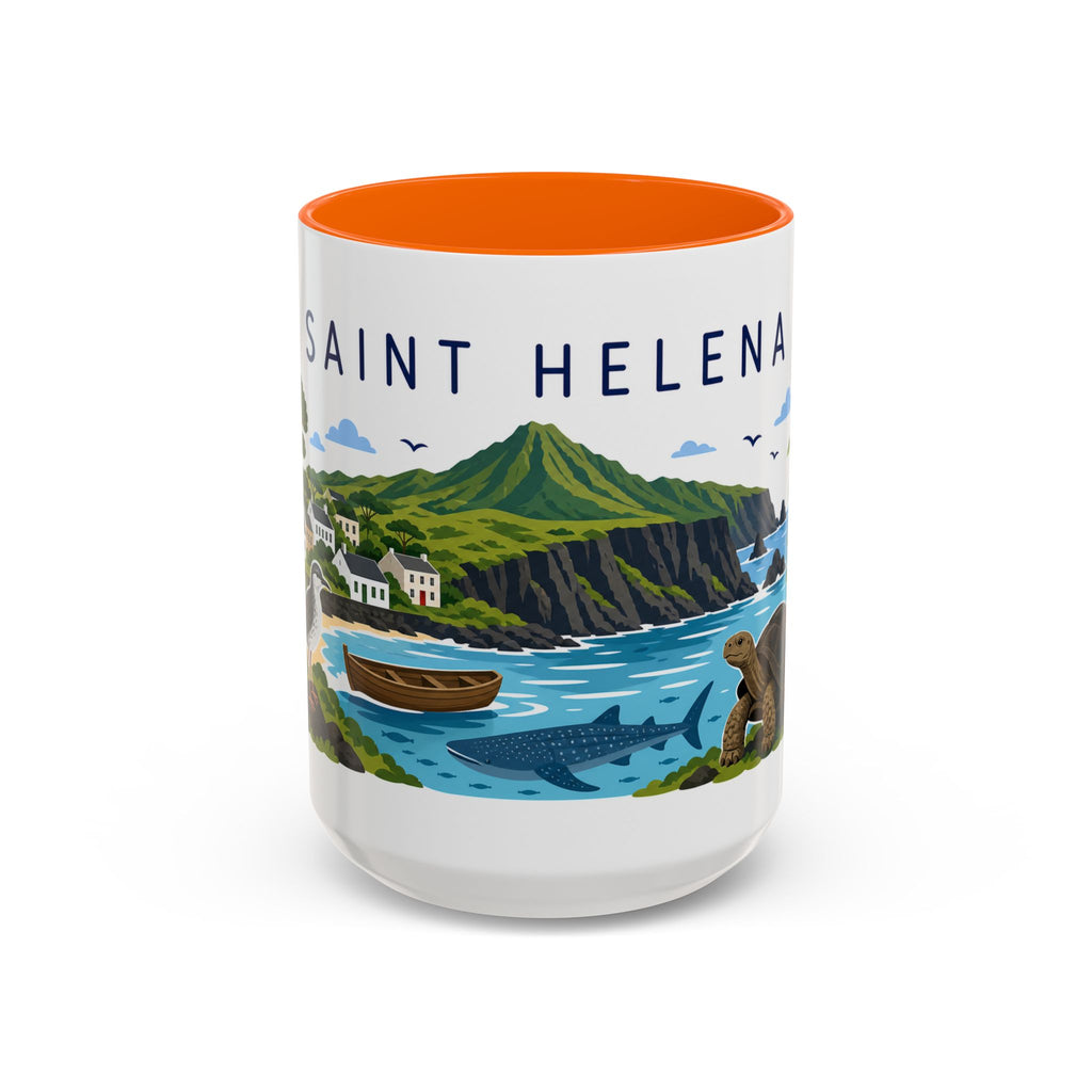 Saint Helena Coffee Mug | Travel Souvenir Accent Mug | Country Gift Ceramic Cup 11oz 15oz