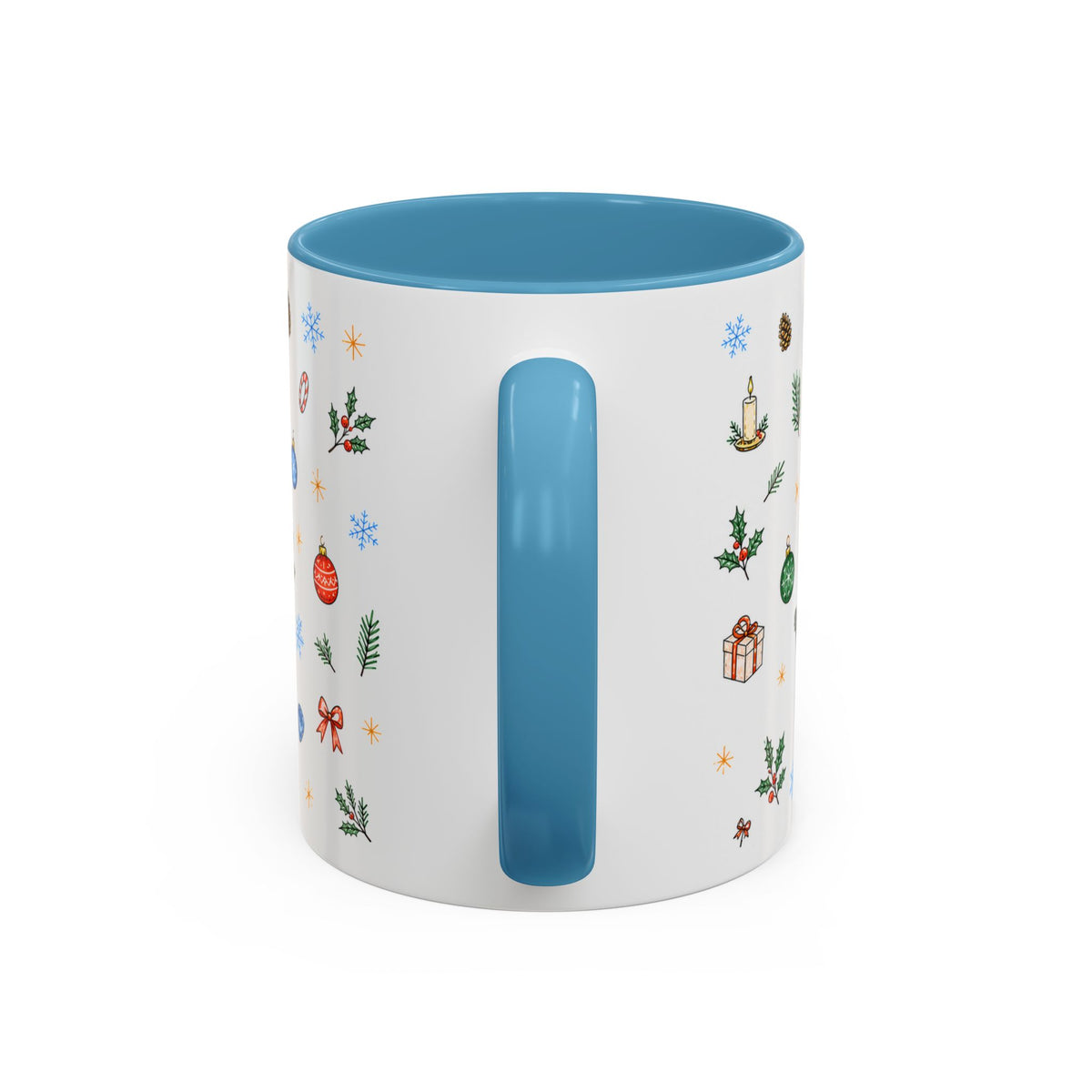 Nashville Christmas Mug | Watercolor City Souvenir, Acoustic Guitar, Harmonica (11oz 15oz)