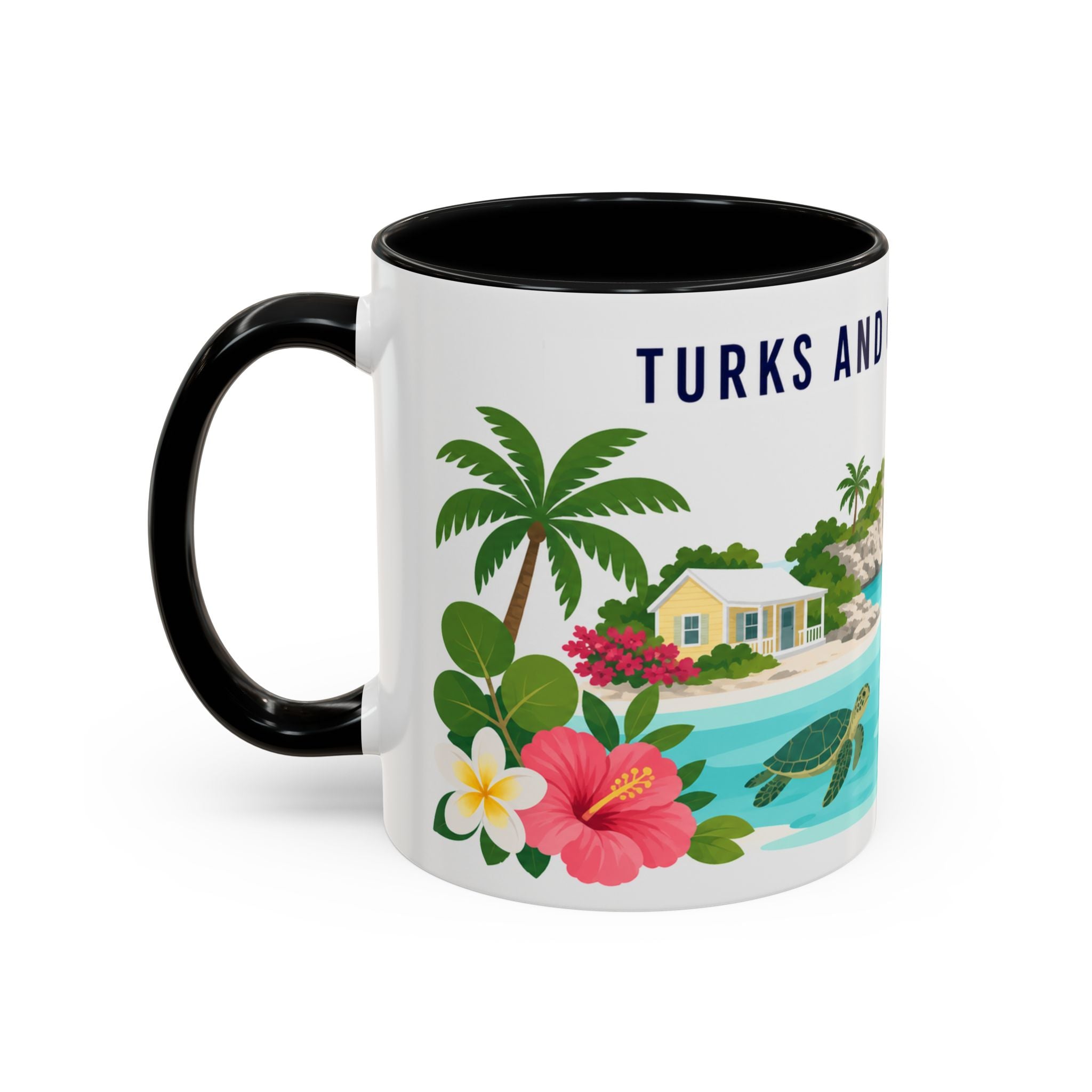Turks and Caicos Islands Coffee Mug | Travel Souvenir Accent Mug | Country Gift Ceramic Cup 11oz 15oz