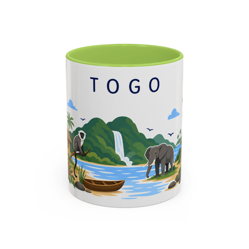 Togo Coffee Mug | Travel Souvenir Accent Mug | Country Gift Ceramic Cup 11oz 15oz