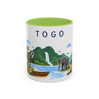 Togo Coffee Mug | Travel Souvenir Accent Mug | Country Gift Ceramic Cup 11oz 15oz
