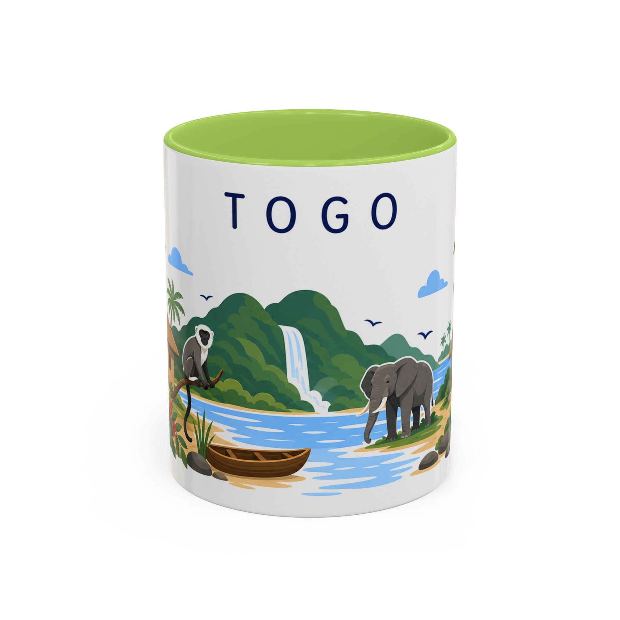 Togo Coffee Mug | Travel Souvenir Accent Mug | Country Gift Ceramic Cup 11oz 15oz