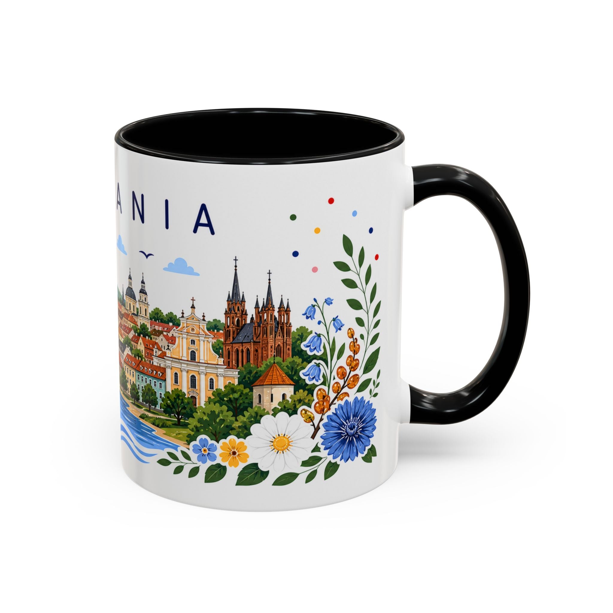 Lithuania Coffee Mug | Travel Souvenir Accent Mug | Place Gift Ceramic Cup 11oz 15oz