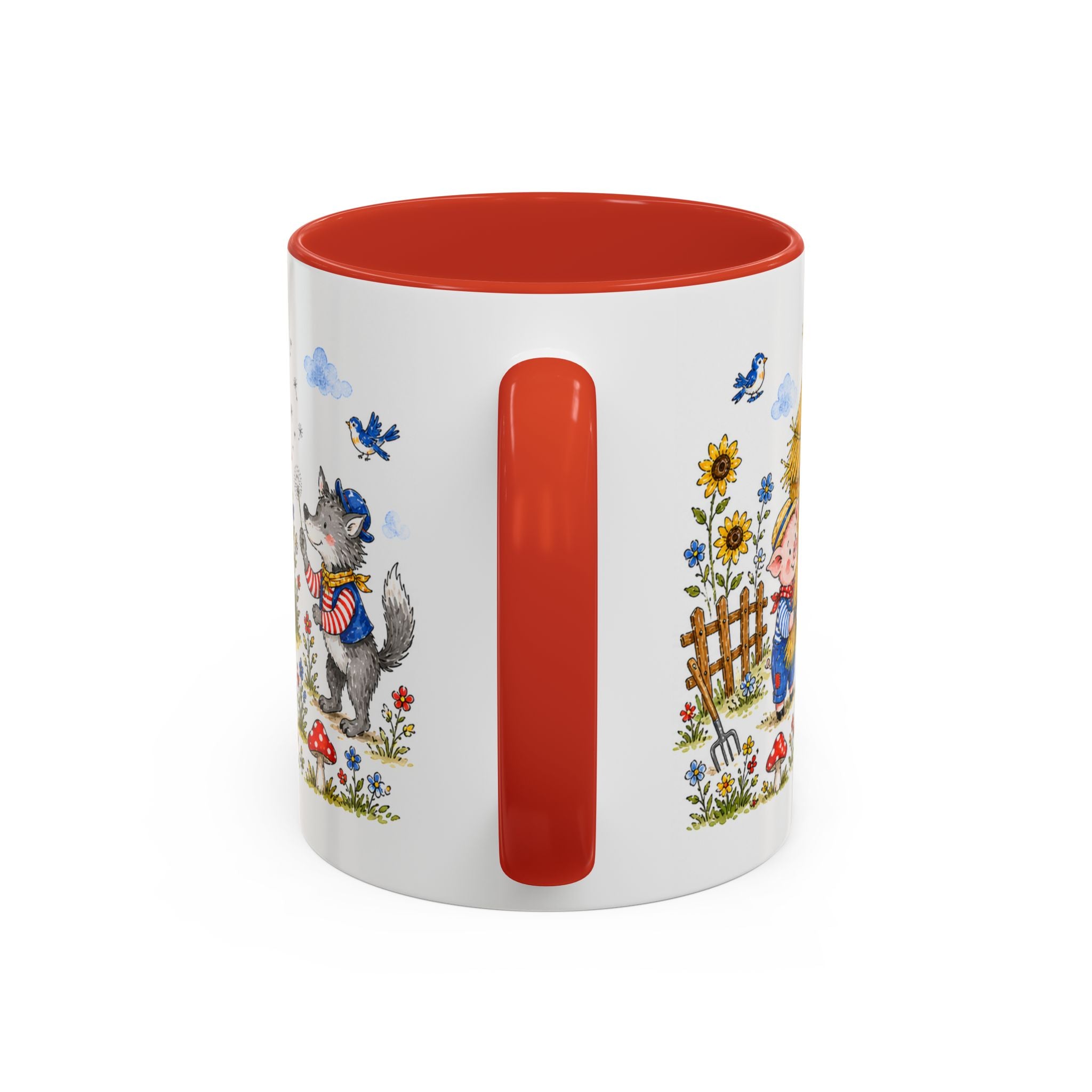 Three Little Pigs Mug | Storybook Fairy Tale Accent Coffee Mug | EveryLegend