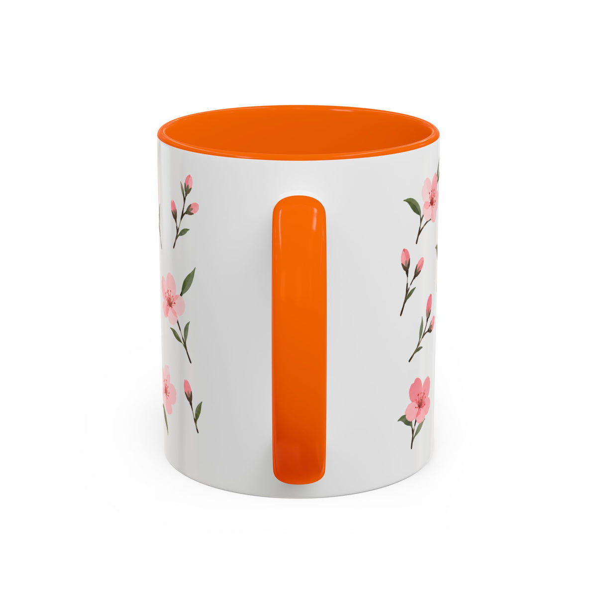 Delaware Peach Blossom Mug, State Flower Floral Coffee Cup, 11oz Botanical Gift