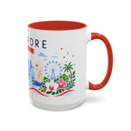 Singapore Coffee Mug | Travel Souvenir Accent Mug | Country Gift Ceramic Cup 11oz 15oz