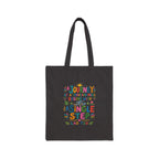 Lao Tzu Quote Tote Bag | Colorful Canvas Bag | Positive Literary Gift