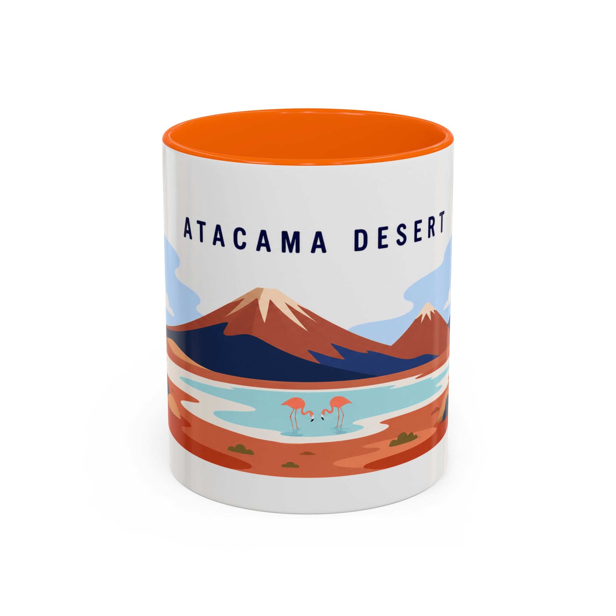 Atacama Desert Coffee Mug | Travel Destination Souvenir Gift | Accent Color Ceramic 11oz 15oz