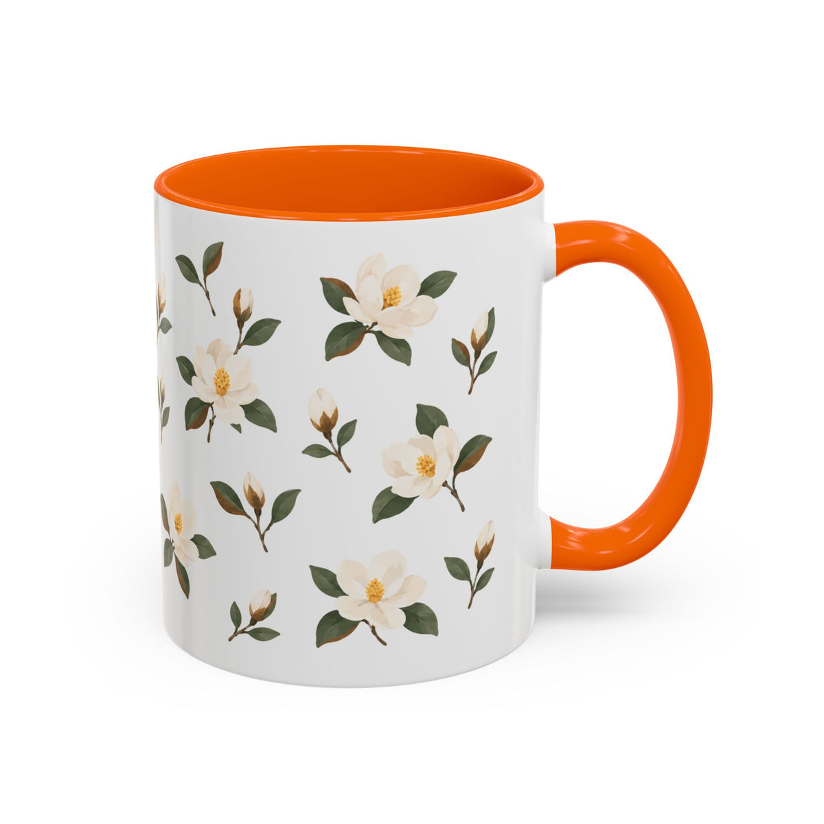 Mississippi Magnolia Mug, State Flower Floral Coffee Cup, 11oz Botanical Gift