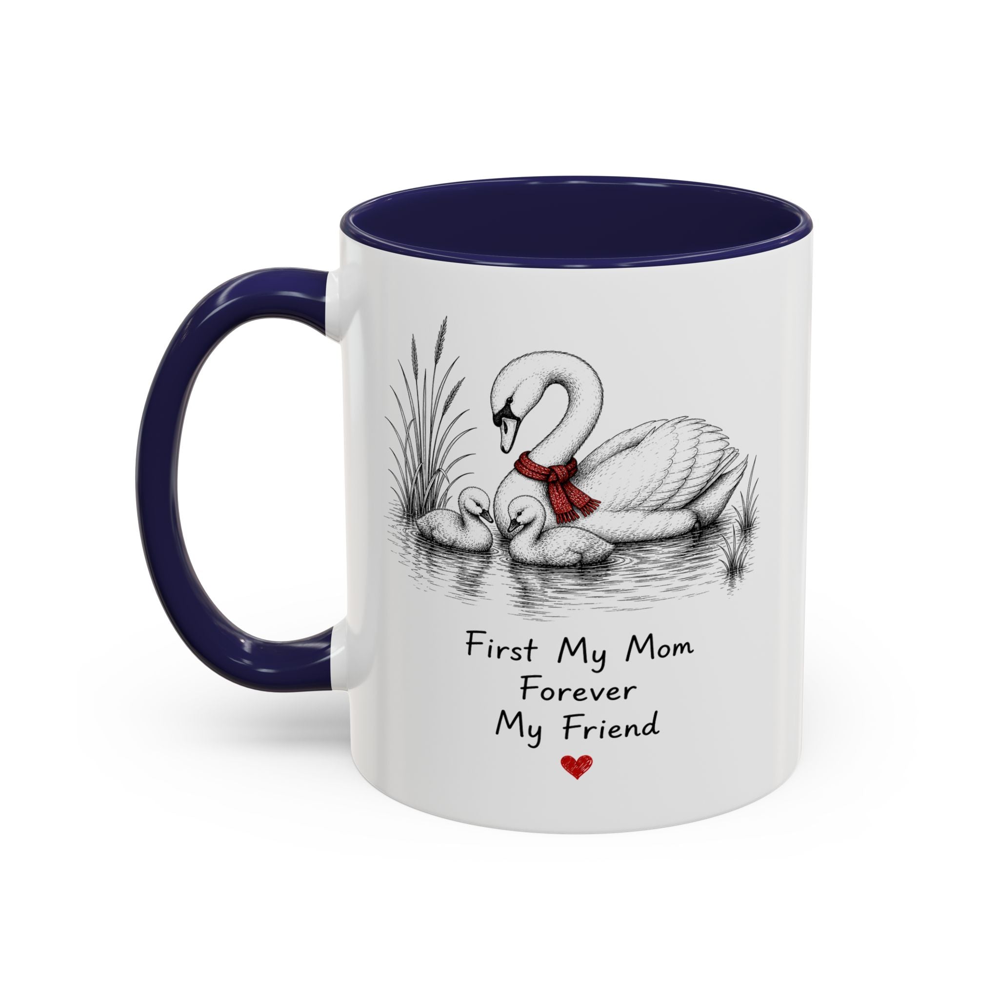 Swan Mom Coffee Mug | Forever My Friend | Mother's Day Gift