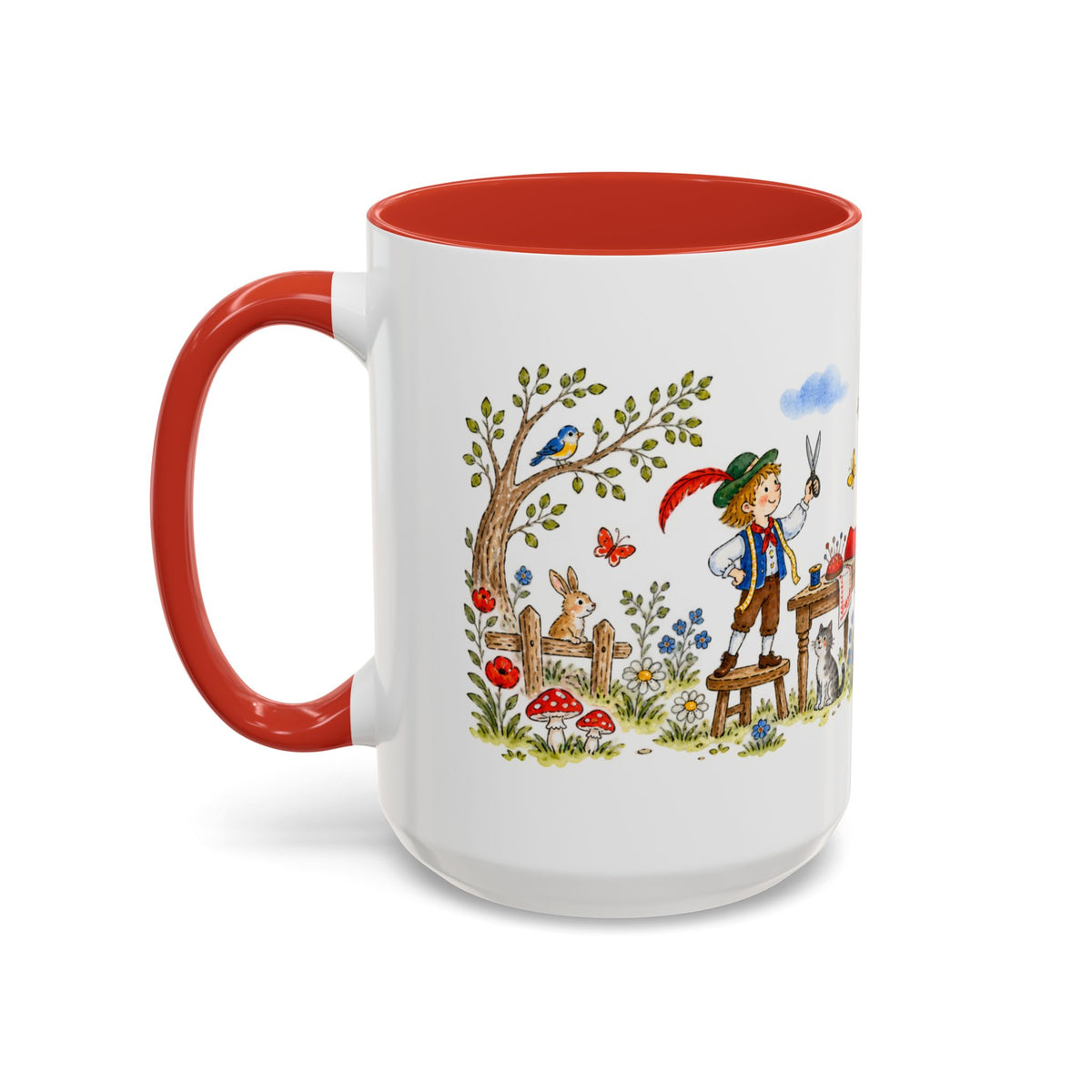 The Brave Little Tailor Mug | Storybook Fairy Tale Accent Coffee Mug | EveryLegend