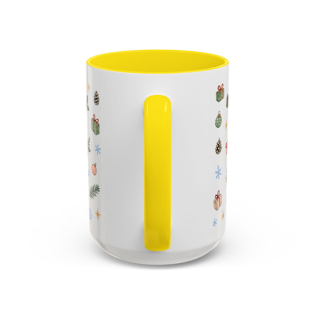 Denali National Park Christmas Mug | Watercolor Travel Souvenir | Holiday Gift | Accent Ceramic Coffee Cup 11oz 15oz