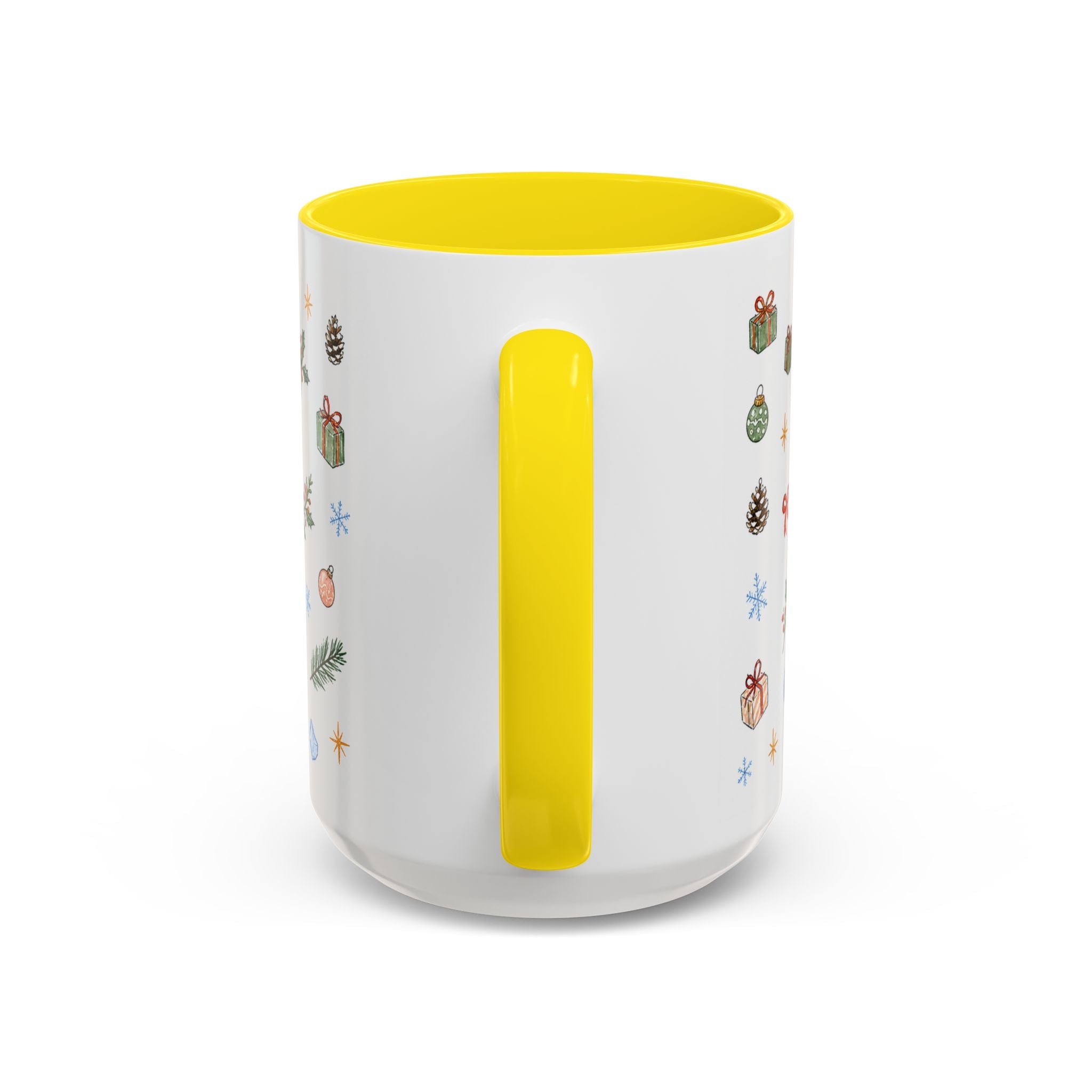 Denali National Park Christmas Mug | Watercolor Travel Souvenir | Holiday Gift | Accent Ceramic Coffee Cup 11oz 15oz