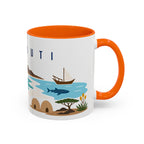 Djibouti Coffee Mug | Travel Souvenir Accent Mug | Country Gift Ceramic Cup 11oz 15oz