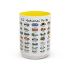 63 National Parks Mug | U.S. Parks Coffee Cup | Park Bucket List Gift | Road Trip Hiking Camping Souvenir
