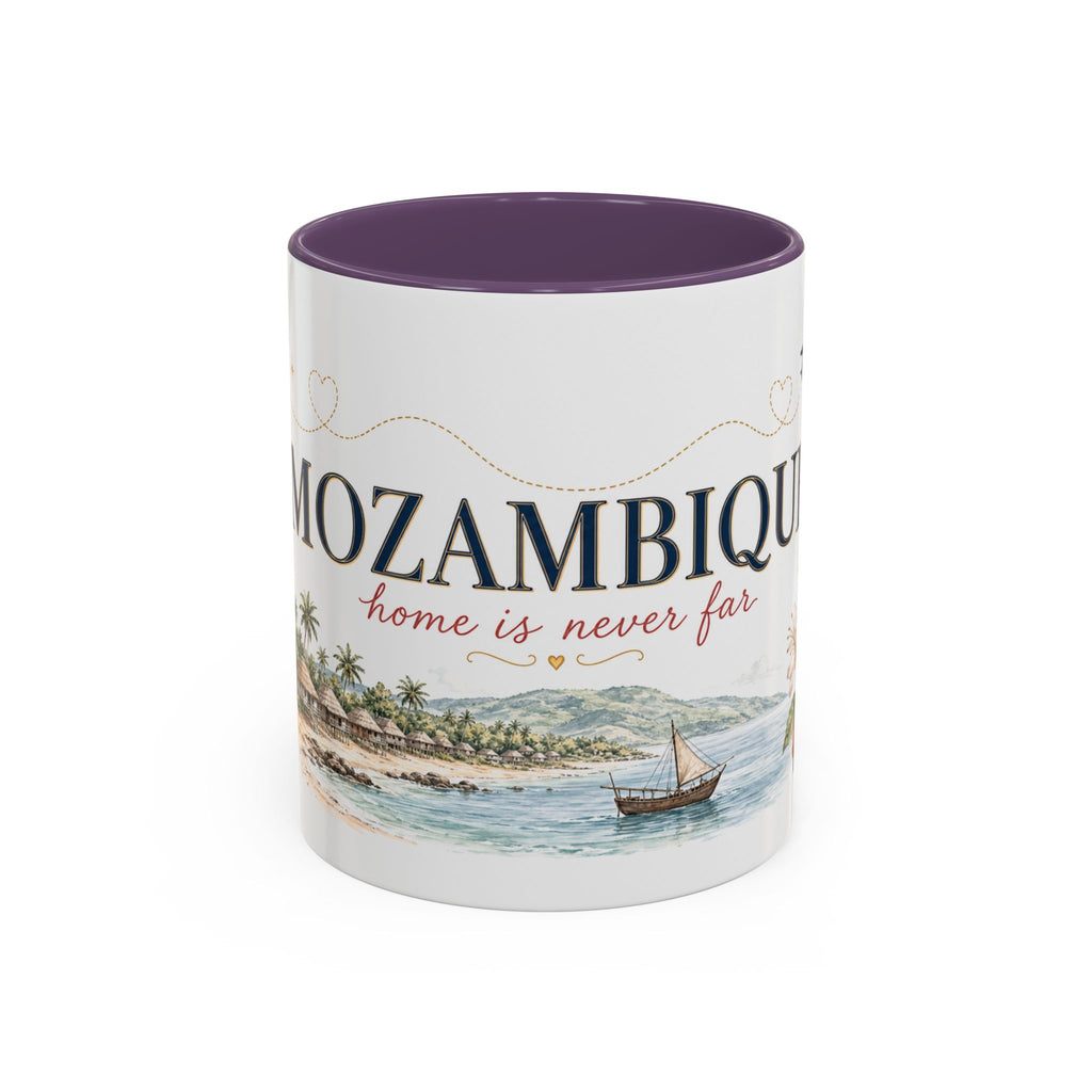 Mozambique Home Country Mug | Moving Away Gift | Long Distance Friendship | 11 oz 15 oz Accent Mug