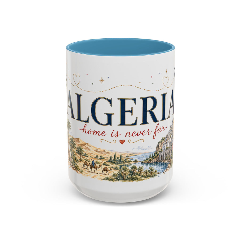 Algeria Home Country Mug | Moving Away Gift | Long Distance Friendship | 11 oz 15 oz Accent Mug