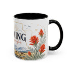 Wyoming Home State Mug | Moving Away Gift | Long Distance Friendship Coffee Cup | 11oz 15oz Accent Mug