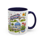 Kuala Lumpur Illustrated Travel Mug | City Souvenir Accent Coffee Mug | 11oz 15oz Ceramic Cup