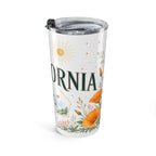 California State Flower 20oz Tumbler | California Botanical Gift | Insulated Stainless Steel Travel Cup