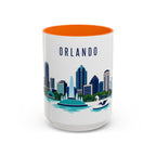 Orlando Coffee Mug | United States Travel Souvenir | Porcelain Decal City Gift | 11oz 15oz Accent Mug