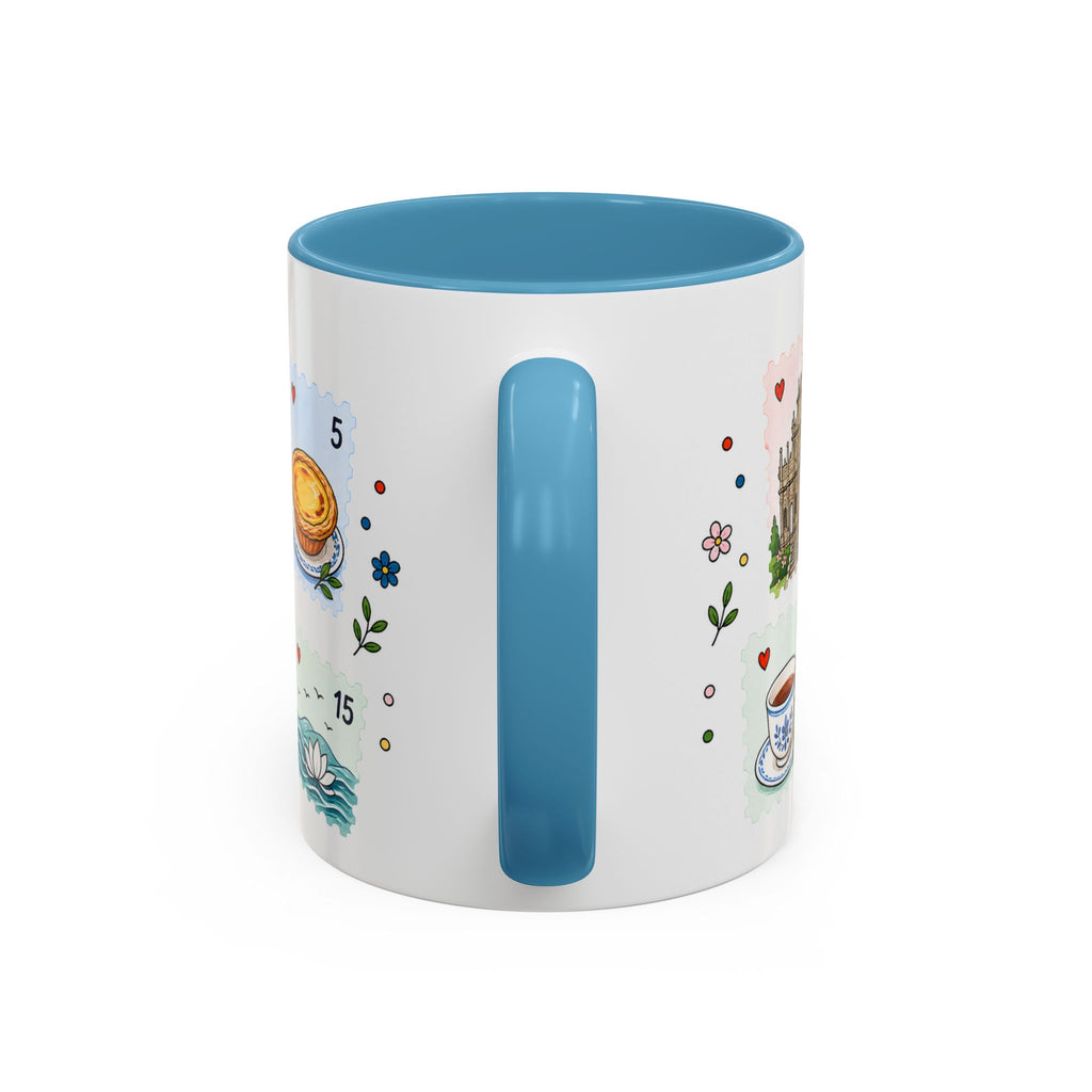 Macau Coffee Mug | Postage Stamp Collage Mug | Travel Souvenir Accent Cup 11oz 15oz
